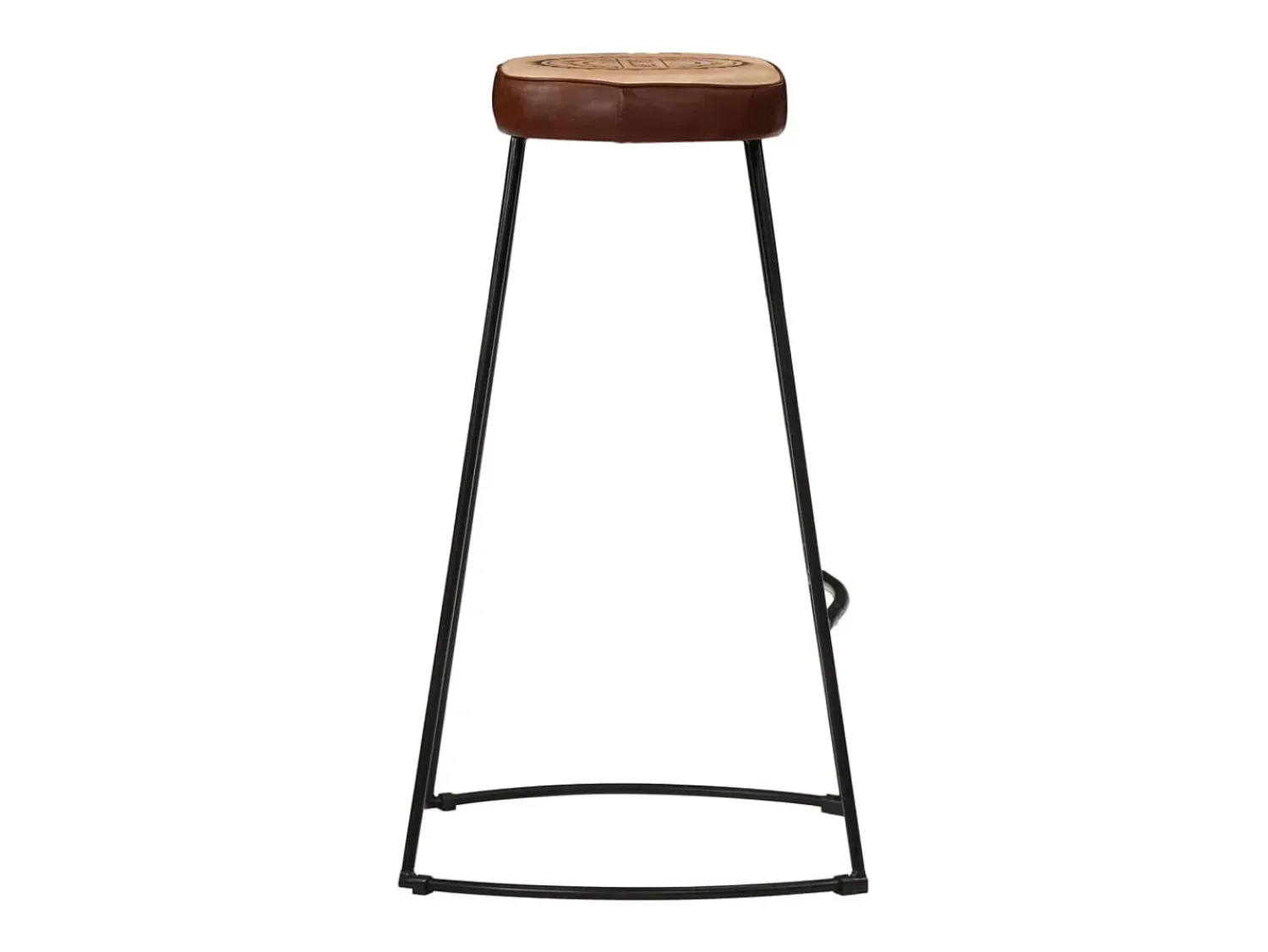 Banco| Bancos de bar 2 pcs 44x37,5x78 cm -escuro PT147512 Castanho