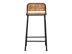Banco|vidaxl Bancos de bar 2 pcs 46x35,5x80 cm Madeira Maciça Recuperada Natural claro