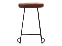 Banco* Bancos de bar 2 pcs 41x29x62 cm -escuro PT590782 Castanho