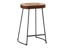 Banco* Bancos de bar 2 pcs 41x29x62 cm -escuro PT590782 Castanho