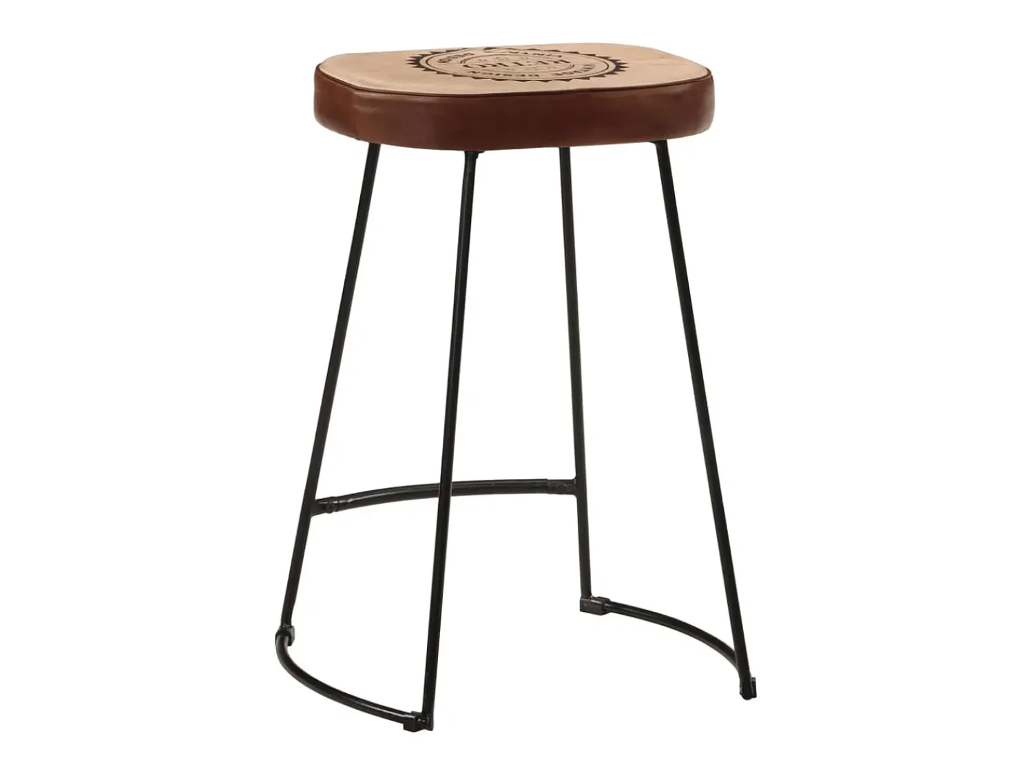 Banco* Bancos de bar 2 pcs 41x29x62 cm -escuro PT590782 Castanho