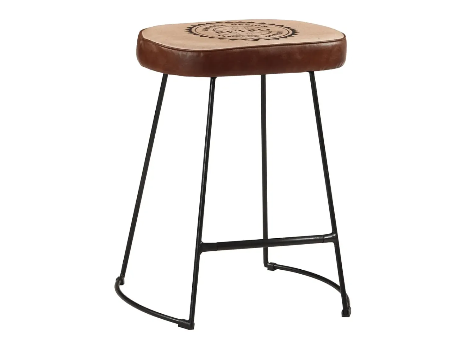 Outlet vidaxl Bancos de bar 2 pcs 40x29,5x53 cm -escuro Castanho