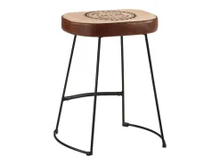 Banco| Bancos de bar 2 pcs 40x29,5x53 cm -escuro PT733358 Castanho