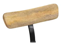 Banco*vidaxl Bancos de bar 2 pcs 49x43x88 cm madeira de mangueira maciça Natural claro