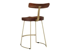 Banco*vidaxl Bancos de bar 2 pcs 49x43x79 cm madeira de mangueira maciça Natural claro