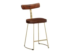 Banco*vidaxl Bancos de bar 2 pcs 49x43x79 cm madeira de mangueira maciça Natural claro
