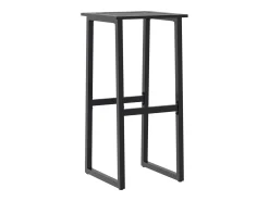 Bancos de bar 2 pcs 38x38x80 cm aço revestido a pó PT919288^ Banco