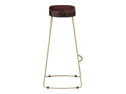 New vidaxl Bancos de bar Gavin 2 pcs madeira mangueira maciça Natural claro