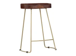 Discount vidaxl Bancos de bar Gavin 2 pcs madeira mangueira maciça Natural claro