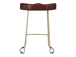 Outlet vidaxl Bancos de bar Gavin 2 pcs madeira mangueira maciça Natural claro