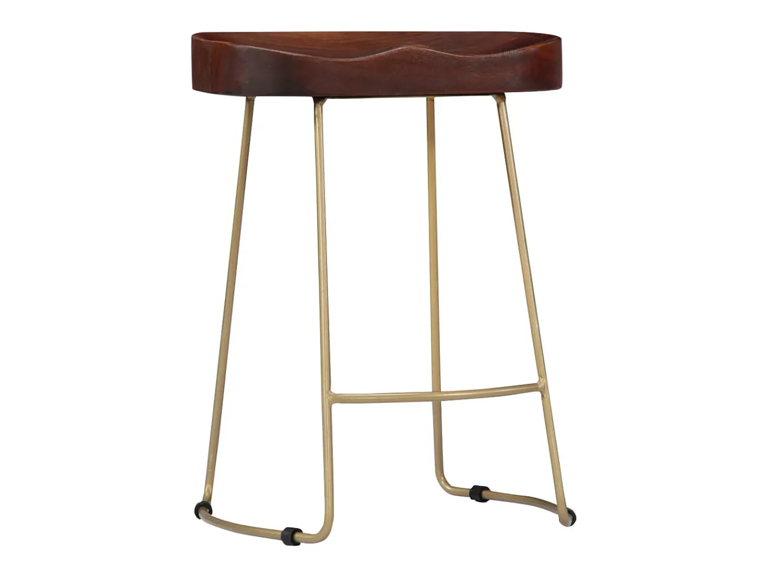 Outlet vidaxl Bancos de bar Gavin 2 pcs madeira mangueira maciça Natural claro
