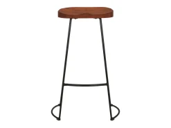 vidaxl Bancos de bar Gavin 2pcs 50x40x78cm madeira de mangueira maciça^ Banco
