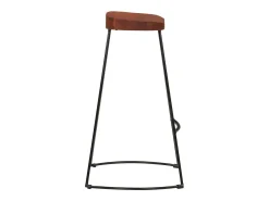 vidaxl Bancos de bar Gavin 2pcs 50x40x78cm madeira de mangueira maciça^ Banco