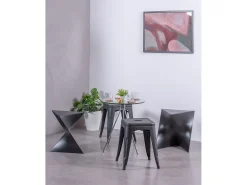 Nest Dream Banqueta baixa em aço industrial (45cm) - Bistro -^ Banco