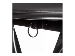 Banco*5five Banqueta Dobrável Preta "Basic" 44cm - Design Moderno Preto