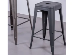 Nest Dream Banqueta empilhável de metal em aço (68cm) - Bistro -^ Banco