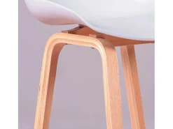 Banco|Nest Dream Banqueta nórdica com pernas em faia (63cm) - Daxer - Cinza claro Cinzento claro