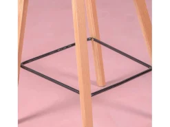 Banco|Nest Dream Banqueta nórdica com pernas em faia (63cm) - Daxer - Cinza claro Cinzento claro