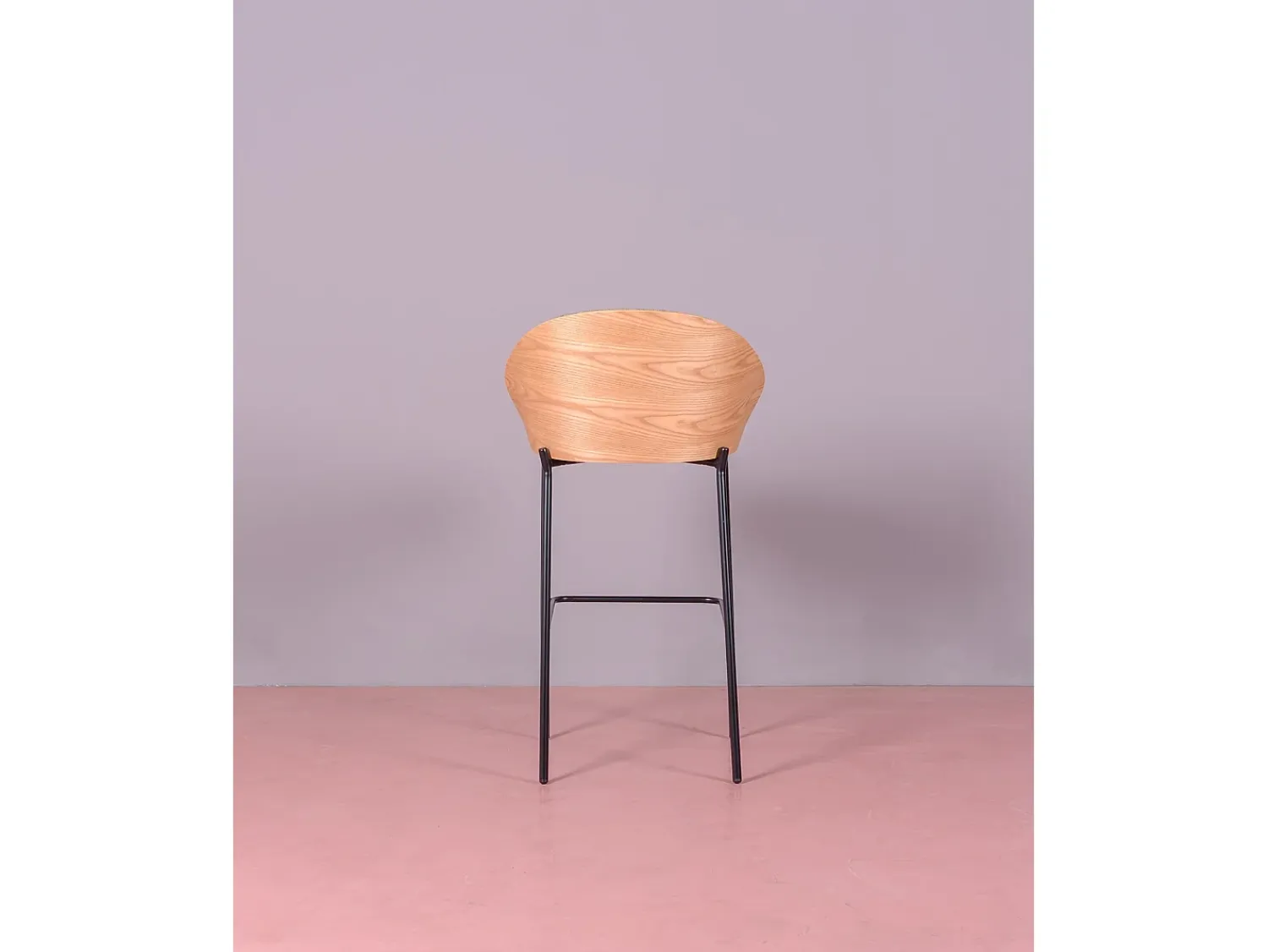 Banco*Nest Dream Banqueta nórdica em madeira de freixo e estofamento em algodão - Earth - Cinza Cinzento