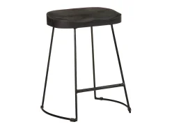 vidaxl Banquetas de Bar 2 pcs Pretas Madeira Maciça de Mangueira^ Banco