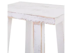 Best Banquinho de madeira para casa Branco