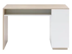 Móvel De Bar*Vente-unique Bar com espaço para armazenamento - Branco e natural - ANOSKI Natural claro / Branco