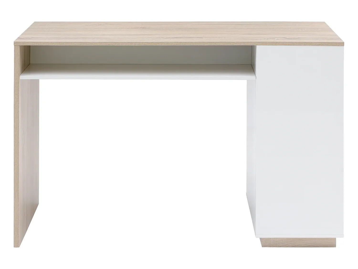 Móvel De Bar*Vente-unique Bar com espaço para armazenamento - Branco e natural - ANOSKI Natural claro / Branco