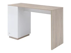 Móvel De Bar*Vente-unique Bar com espaço para armazenamento - Branco e natural - ANOSKI Natural claro / Branco