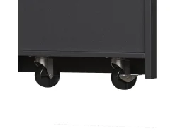 Hauss Spole Bar extensível com 2 gavetas e 2 portas - Tampo extensível com rodízios - e madeira^ Móvel De Bar
