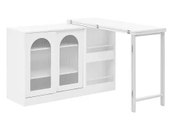 Hauss Spole Bar giratório com 2 portas de vidro - Tampo reversível -^ Móvel De Bar