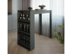 Vicco Bartisch antracite 57x117x106 repose^ Móvel De Bar