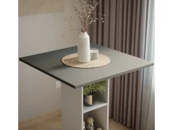 Vicco Bartisch antracite/branco 75x75x106 repose^ Móvel De Bar