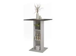 Vicco Bartisch antracite/branco 75x75x106 repose^ Móvel De Bar