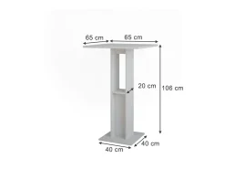 Vicco Bartisch 65x65x106 repose^ Móvel De Bar