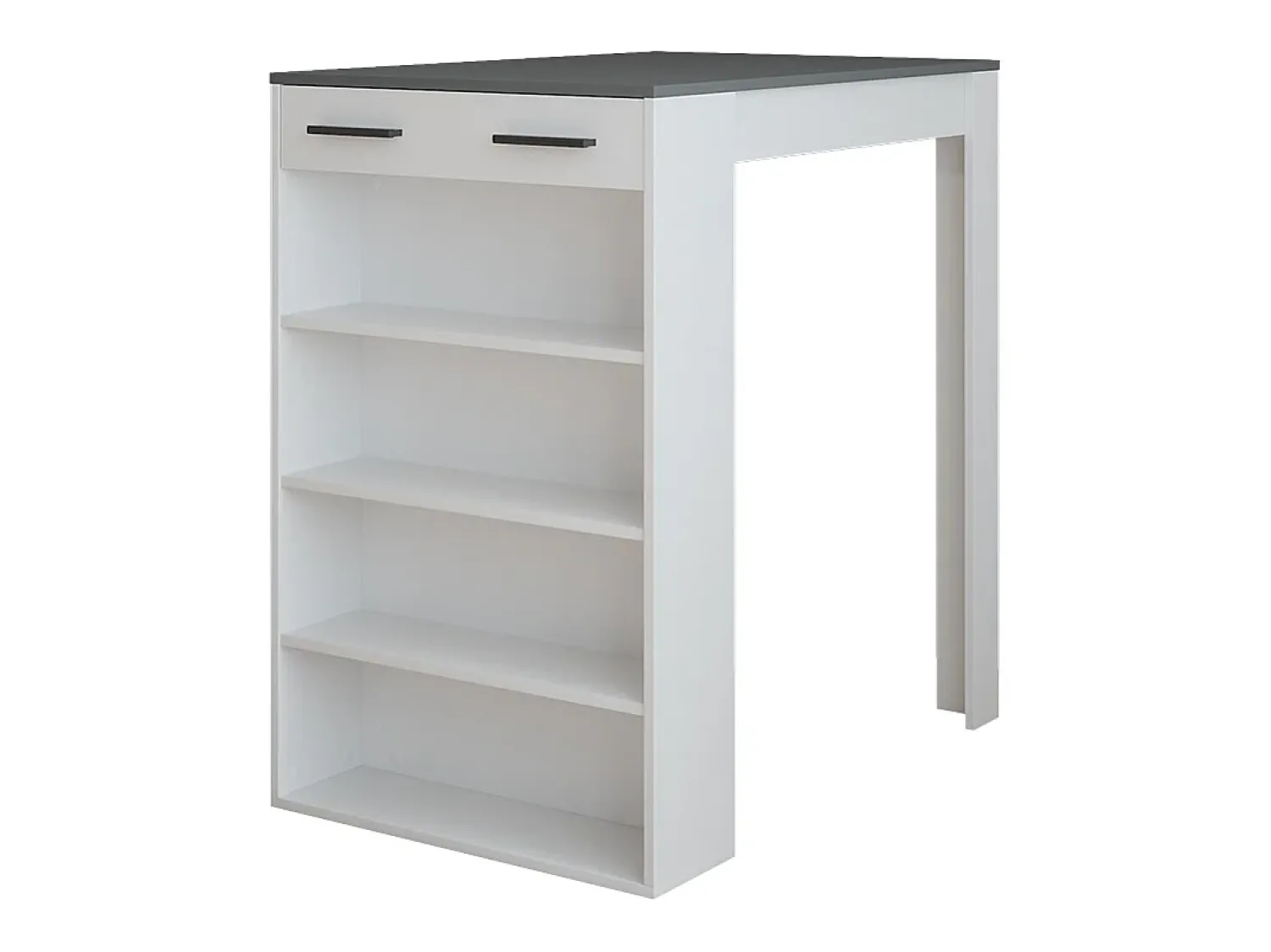 Hot Vicco Bartisch branco/antracite 67x100x106 repose Cinza antracite