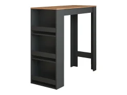 Móvel De Bar|Vicco Bartisch carvalho antracite/goldkraft 45x110x106 repose Cinza antracite