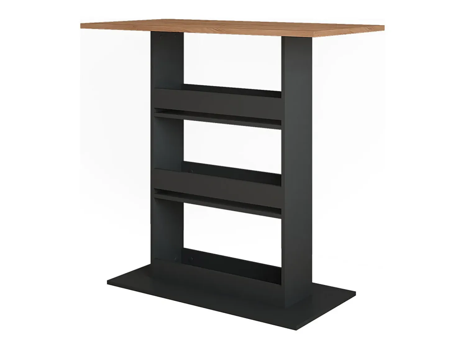 Vicco Bartisch carvalho goldkraft/antracite 110x55x106 repose Natural escuro