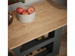 Móvel De Bar*Vicco Bartisch carvalho goldkraft/antracite 110x65x106 repose Natural escuro
