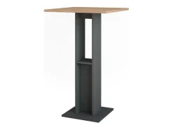 Vicco Bartisch carvalho goldkraft/antracite 65x65x106 repose^ Móvel De Bar