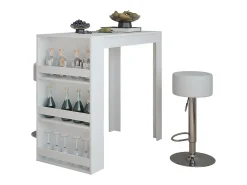 Móvel De Bar|Vicco Bartisch-Set 57x117x106 repose Branco
