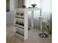 Móvel De Bar|Vicco Bartisch-Set 57x117x106 repose Branco