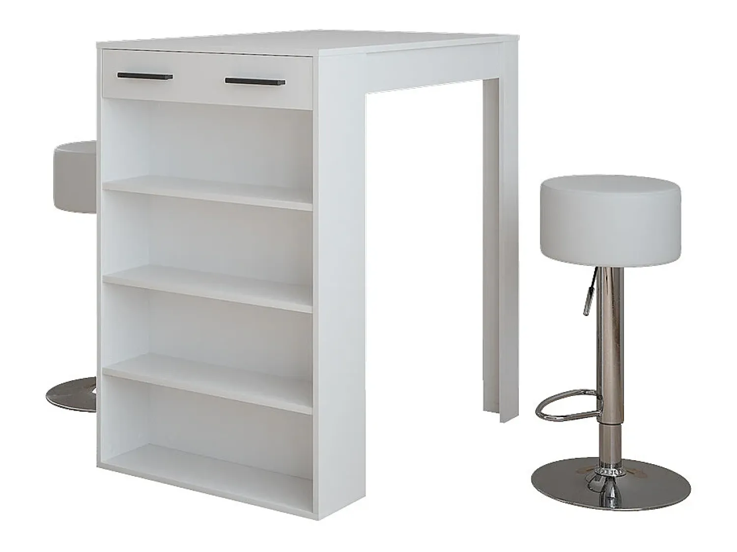 Móvel De Bar|Vicco Bartisch-Set 67x100x106 repose Branco