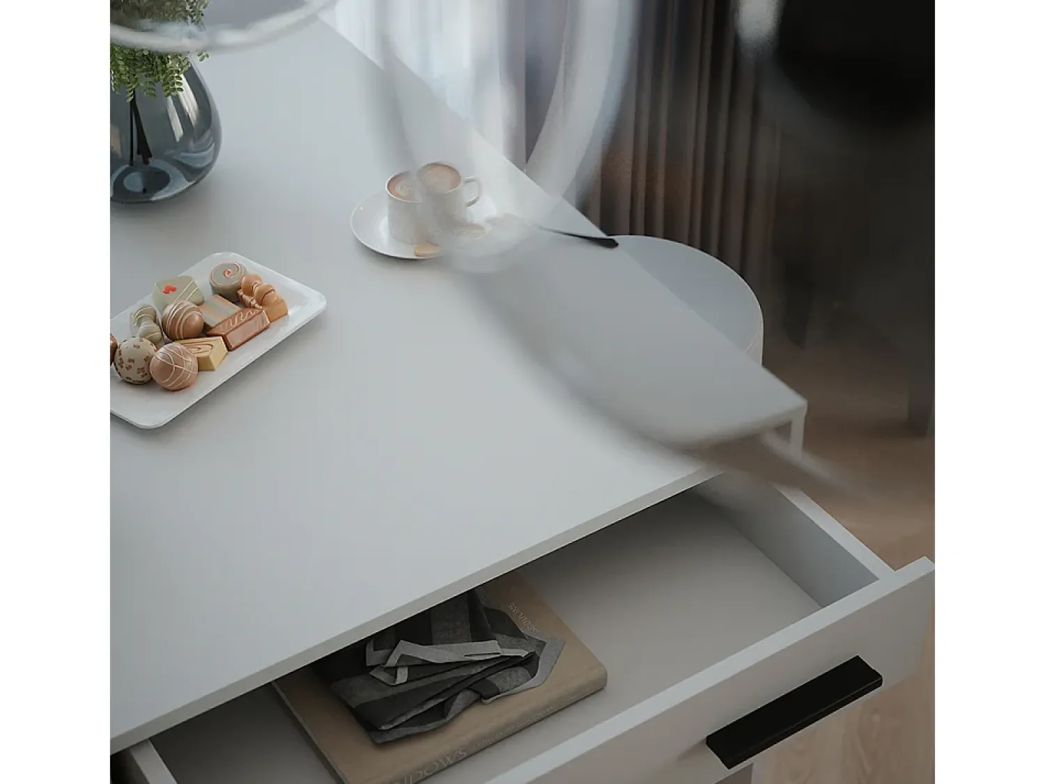Móvel De Bar|Vicco Bartisch-Set 67x100x106 repose Branco