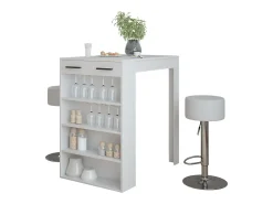 Móvel De Bar|Vicco Bartisch-Set 67x100x106 repose Branco
