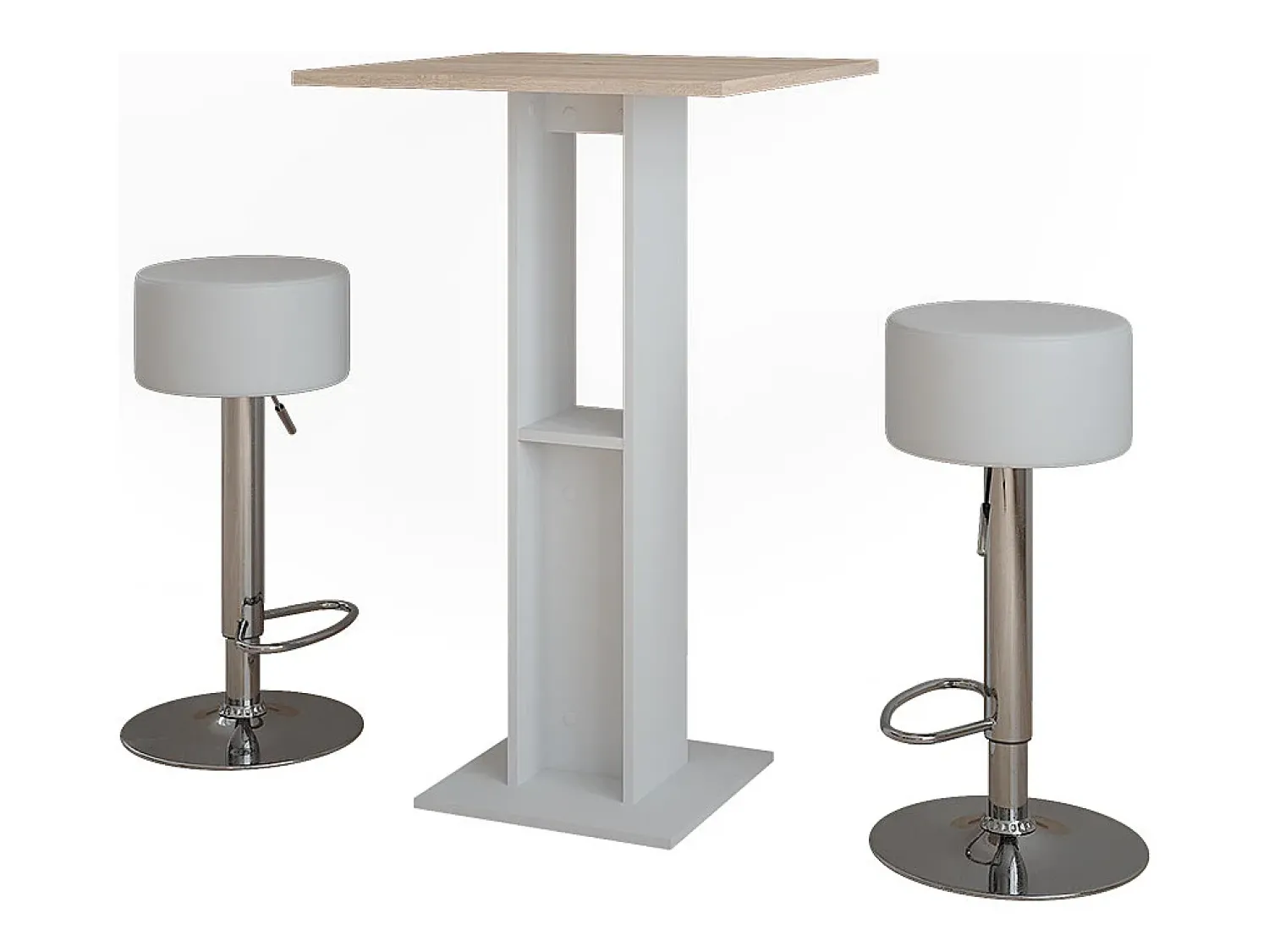 Vicco Bartisch-Set /sonoma 65x65x106 repose^ Móvel De Bar