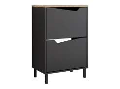 Vicco Basculante de sapatos antracite/artesanal 60x38x91.6 marelle^ Móvel De Arrumação|Sapateira