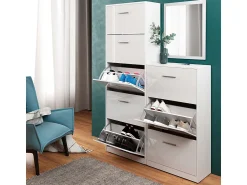 Vicco Basculante de sapatos alto brilho 59x22x105 gizmo^ Móvel De Arrumação|Sapateira
