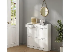 Móvel De Arrumação|Sapateira*Vicco Basculante de sapatos 100x22x99.5 vitto Branco