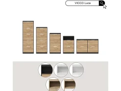 Vicco Basculante de sapatos 116.6x22x72.5 luca^ Móvel De Arrumação|Sapateira