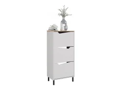 Vicco Basculante de sapatos /artesanal 60x38x129.5 marelle Branco